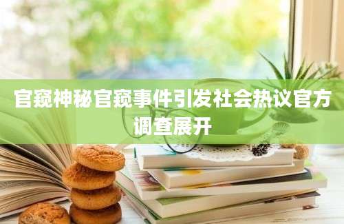 官窥神秘官窥事件引发社会热议官方调查展开