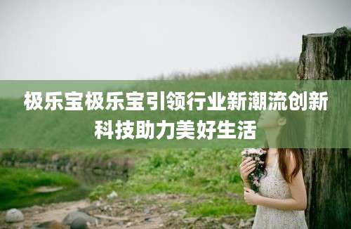 极乐宝极乐宝引领行业新潮流创新科技助力美好生活