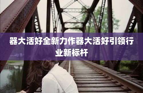 器大活好全新力作器大活好引领行业新标杆