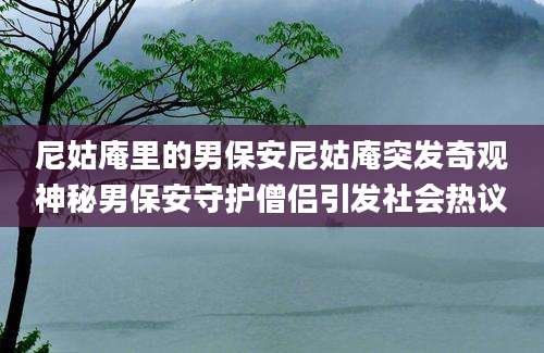 尼姑庵里的男保安尼姑庵突发奇观神秘男保安守护僧侣引发社会热议