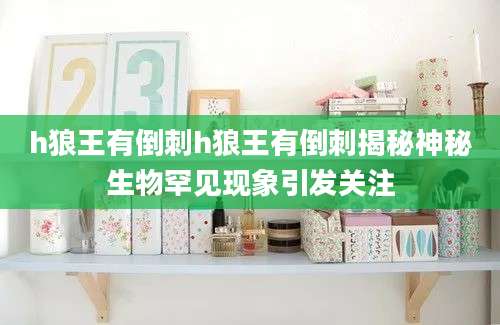 h狼王有倒刺h狼王有倒刺揭秘神秘生物罕见现象引发关注