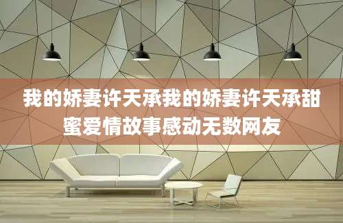 我的娇妻许天承我的娇妻许天承甜蜜爱情故事感动无数网友