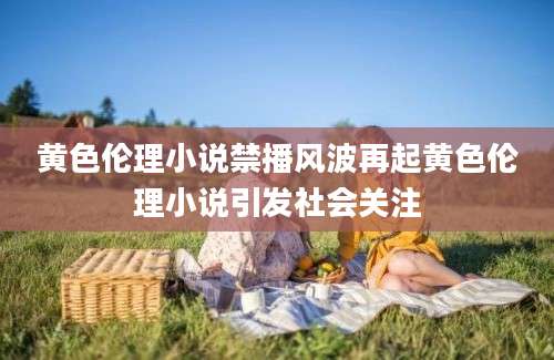 黄色伦理小说禁播风波再起黄色伦理小说引发社会关注