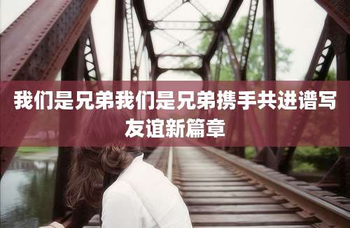 我们是兄弟我们是兄弟携手共进谱写友谊新篇章