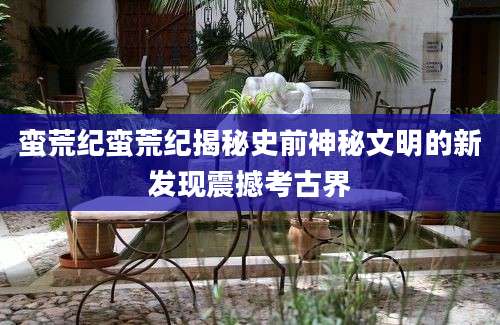 蛮荒纪蛮荒纪揭秘史前神秘文明的新发现震撼考古界