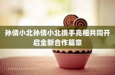 孙倩小北孙倩小北携手亮相共同开启全新合作篇章