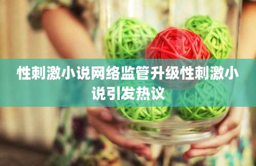 性刺激小说网络监管升级性刺激小说引发热议
