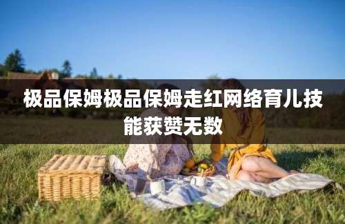 极品保姆极品保姆走红网络育儿技能获赞无数