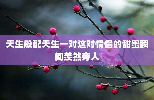 天生般配天生一对这对情侣的甜蜜瞬间羡煞旁人