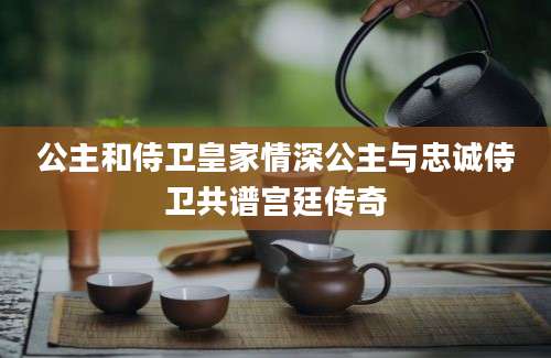 公主和侍卫皇家情深公主与忠诚侍卫共谱宫廷传奇