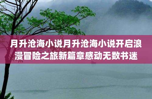 月升沧海小说月升沧海小说开启浪漫冒险之旅新篇章感动无数书迷