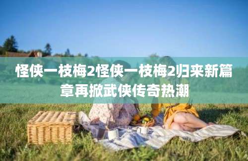 怪侠一枝梅2怪侠一枝梅2归来新篇章再掀武侠传奇热潮