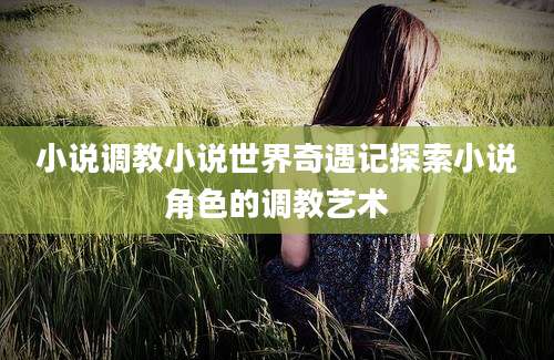小说调教小说世界奇遇记探索小说角色的调教艺术