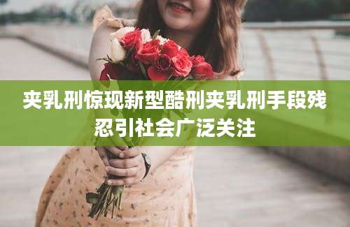 夹乳刑惊现新型酷刑夹乳刑手段残忍引社会广泛关注