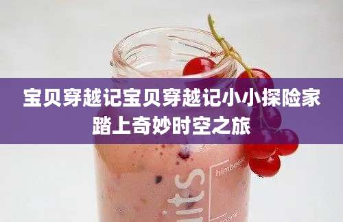 宝贝穿越记宝贝穿越记小小探险家踏上奇妙时空之旅