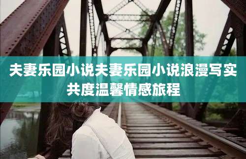 夫妻乐园小说夫妻乐园小说浪漫写实共度温馨情感旅程