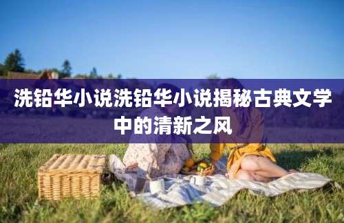 洗铅华小说洗铅华小说揭秘古典文学中的清新之风