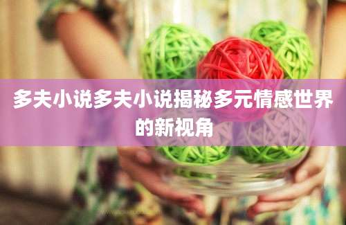 多夫小说多夫小说揭秘多元情感世界的新视角
