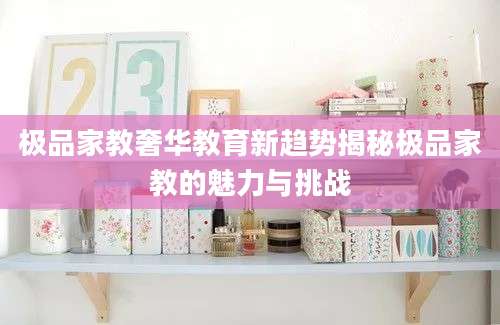 极品家教奢华教育新趋势揭秘极品家教的魅力与挑战