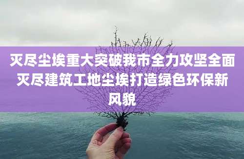 灭尽尘埃重大突破我市全力攻坚全面灭尽建筑工地尘埃打造绿色环保新风貌
