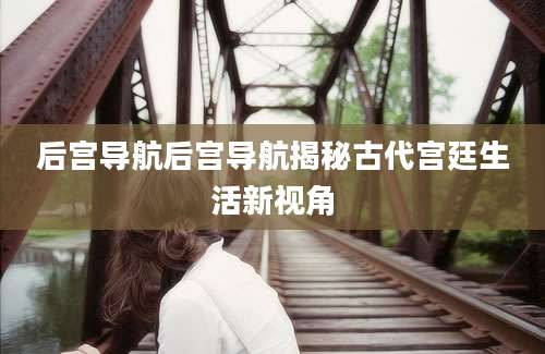 后宫导航后宫导航揭秘古代宫廷生活新视角