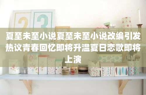 夏至未至小说夏至未至小说改编引发热议青春回忆即将升温夏日恋歌即将上演