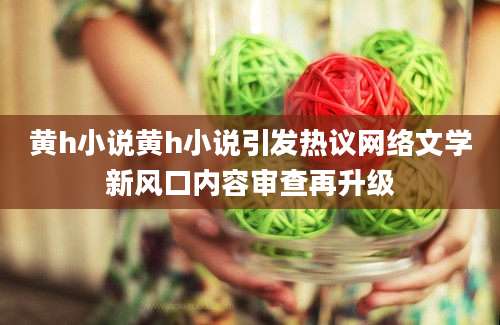 黄h小说黄h小说引发热议网络文学新风口内容审查再升级