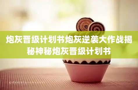 炮灰晋级计划书炮灰逆袭大作战揭秘神秘炮灰晋级计划书