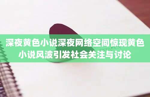 深夜黄色小说深夜网络空间惊现黄色小说风波引发社会关注与讨论