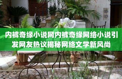 内裤奇缘小说网内裤奇缘网络小说引发网友热议揭秘网络文学新风尚