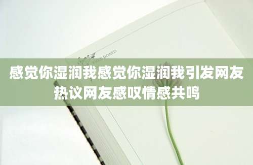 感觉你湿润我感觉你湿润我引发网友热议网友感叹情感共鸣