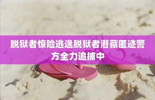 脱狱者惊险逃逸脱狱者潜藏匿迹警方全力追捕中