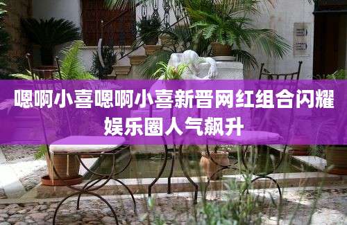 嗯啊小喜嗯啊小喜新晋网红组合闪耀娱乐圈人气飙升