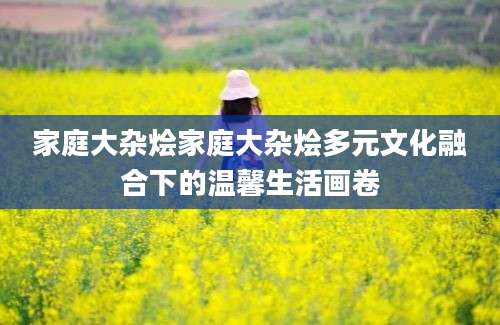家庭大杂烩家庭大杂烩多元文化融合下的温馨生活画卷