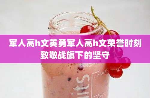 军人高h文英勇军人高h文荣誉时刻致敬战旗下的坚守