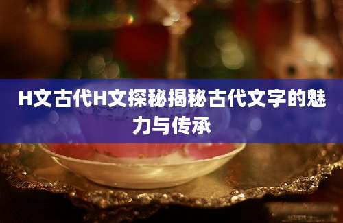 H文古代H文探秘揭秘古代文字的魅力与传承