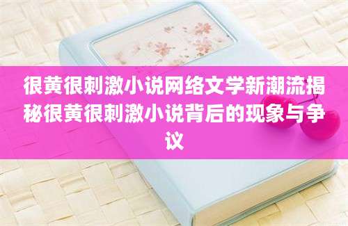 很黄很刺激小说网络文学新潮流揭秘很黄很刺激小说背后的现象与争议