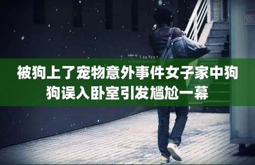 被狗上了宠物意外事件女子家中狗狗误入卧室引发尴尬一幕