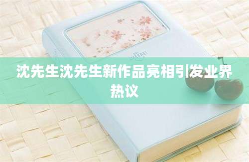 沈先生沈先生新作品亮相引发业界热议