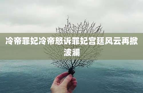 冷帝罪妃冷帝怒诉罪妃宫廷风云再掀波澜