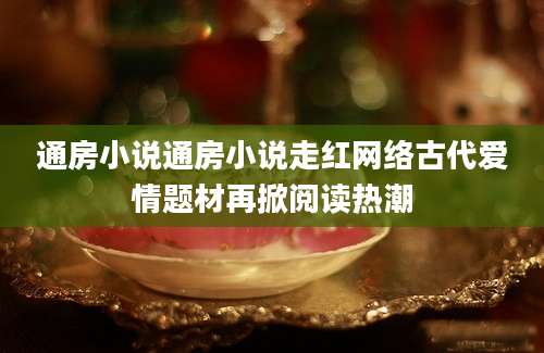 通房小说通房小说走红网络古代爱情题材再掀阅读热潮