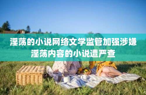 淫荡的小说网络文学监管加强涉嫌淫荡内容的小说遭严查