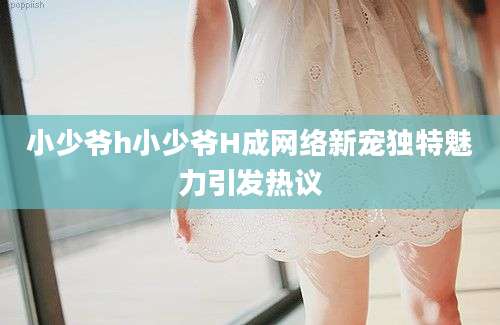 小少爷h小少爷H成网络新宠独特魅力引发热议