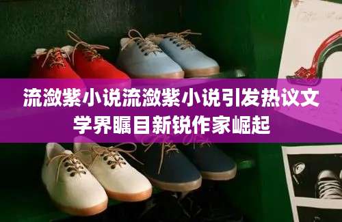 流潋紫小说流潋紫小说引发热议文学界瞩目新锐作家崛起