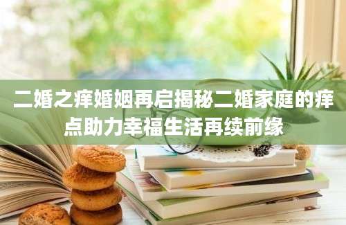 二婚之痒婚姻再启揭秘二婚家庭的痒点助力幸福生活再续前缘