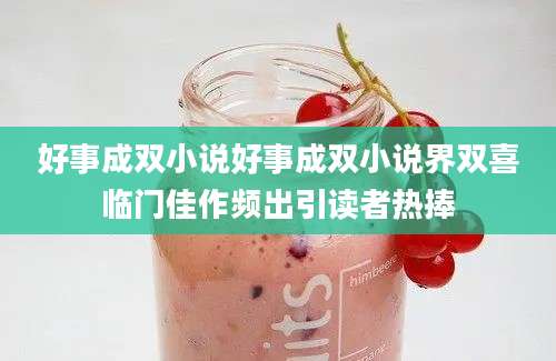 好事成双小说好事成双小说界双喜临门佳作频出引读者热捧