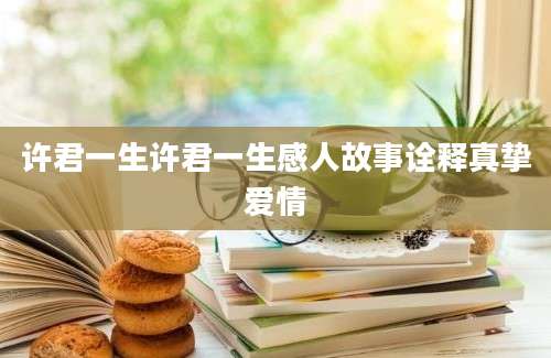 许君一生许君一生感人故事诠释真挚爱情