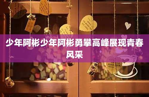 少年阿彬少年阿彬勇攀高峰展现青春风采