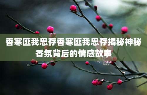 香寒匪我思存香寒匪我思存揭秘神秘香氛背后的情感故事