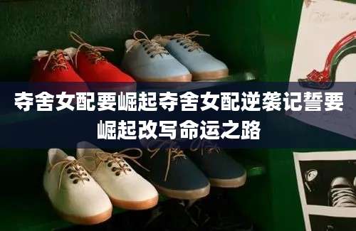 夺舍女配要崛起夺舍女配逆袭记誓要崛起改写命运之路